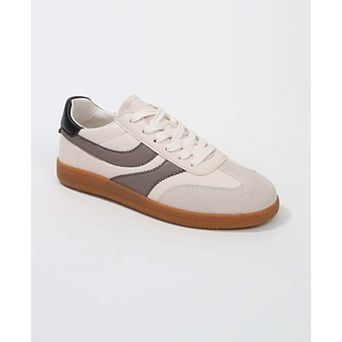 Berness Lilliann Mixed Panel Lace-Up Sneakers