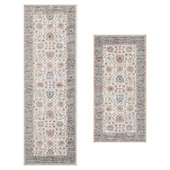 Wyatt & Ash 2 pc Dream Mink Dalileh Chenille Rug Set