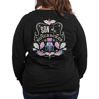 Plus Size Elf Son Of A Nutcracker French Terry Long Sleeve Tee