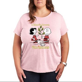 Plus Size Peanuts A Charlie Brown Christmas Tree Graphic Tee
