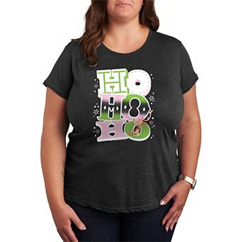 Plus Size Dr. Seuss The Grinch "Ho Ho Ho" Graphic Tee