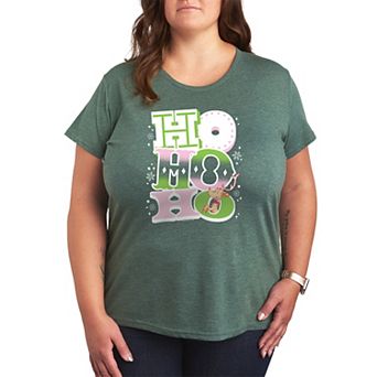 Plus Size Dr. Seuss The Grinch "Ho Ho Ho" Graphic Tee