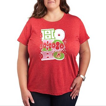 Plus Size Dr. Seuss The Grinch "Ho Ho Ho" Graphic Tee
