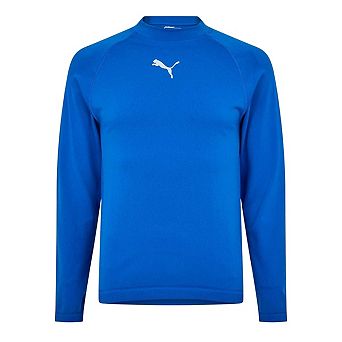 Puma Mens Logo Crew Neck Fitted Base Layer Top