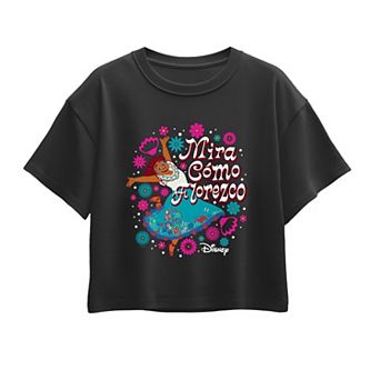 Girls 7-16 Disney's Encanto Mirabel "Mira Cómo Florezco" Floral Boxy Tee