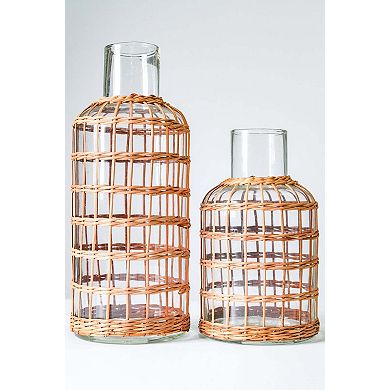 Seagrass Rattan M. Vase