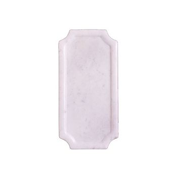 White Rectangle Marble Framed Board