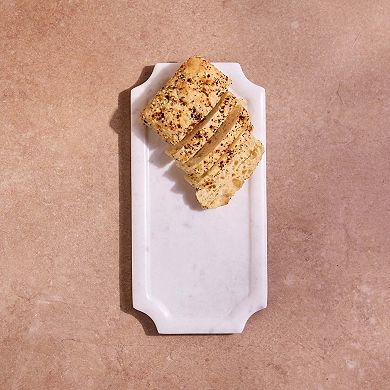 White Rectangle Marble Framed Board