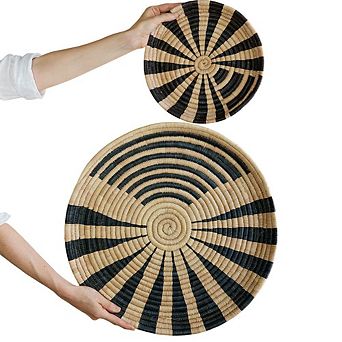 Zulo Woven Wall Disc, Set of 2