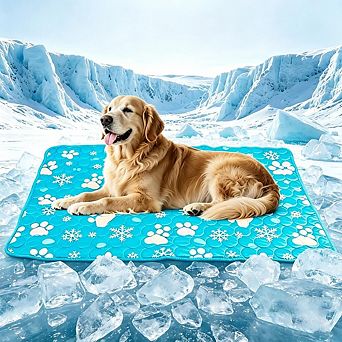 Cooling Dog Mat, Breathable Washable Non-Slip Pet Pad