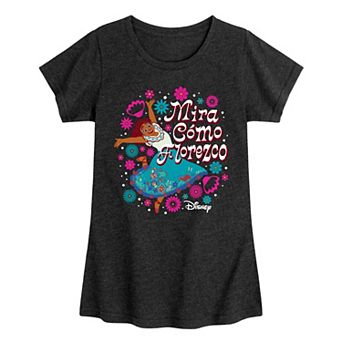 Girls 7-16 Disney's Encanto Mirabel "Mira Cómo Florezco" Floral Graphic Tee