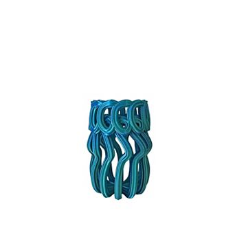 Frosting Vase Blue