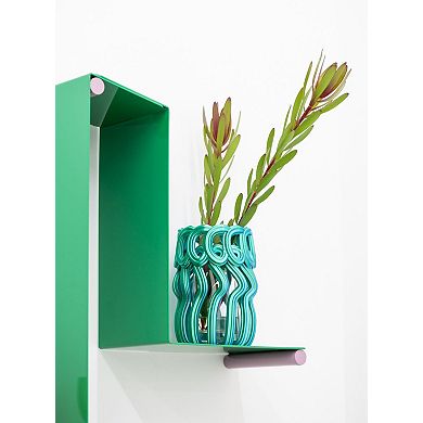 Frosting Vase Blue