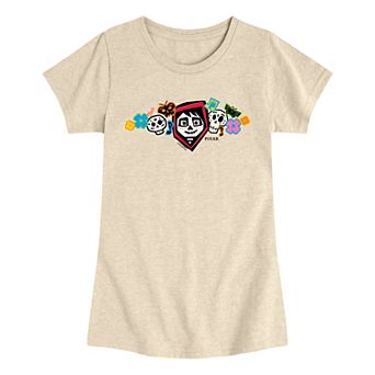 Girls 7-16 Disney / Pixar's Coco Sugar Skull Floral Graphic Tee
