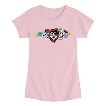 Girls 7-16 Disney / Pixar's Coco Sugar Skull Floral Graphic Tee
