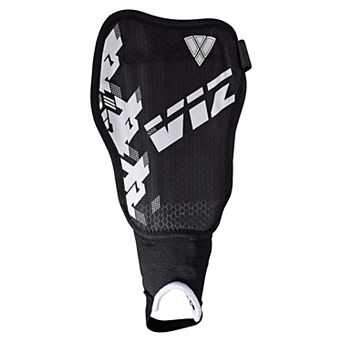 Vizari Napoli Youth Soccer Shin Guards with Ankle Support Shin Pads for Kids, Boys & Girls