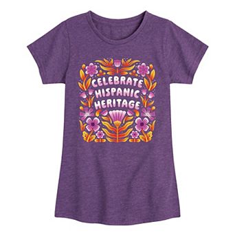 Girls 7-16 Celebrate Hispanic Heritage Graphic Tee