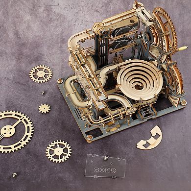 ROKR 3D The Last City (With Automatic Ascent Set) Puzzles Building Marble Run Model Kits