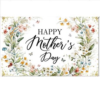 Wildflower Mother's Day Banner 70.8x43.3