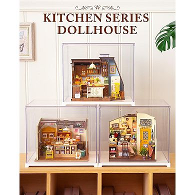 Rolife Handmade Puzzles Kit DG172 Baking Kitchen Model Kit 3D Wooden DIY Miniature House