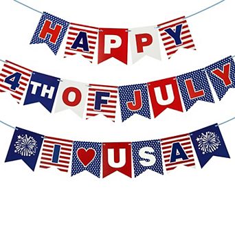 Patriotic USA Party Banner