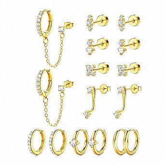 Small Piercing Stud Earrings