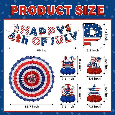Patriotic Party Supplies Set