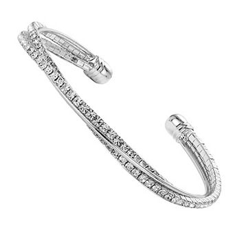 Rhinestone Cuff Bracelet
