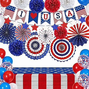 Independence Day Decor 35 pc