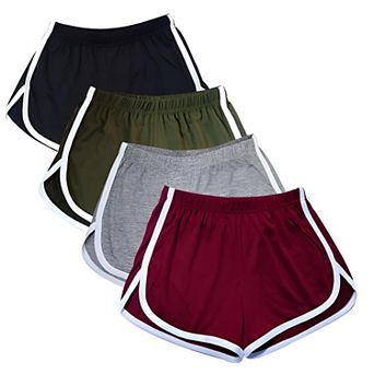Womens Dance Shorts 4-Pack
