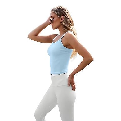 Women's Stretchy Crop Tank Top