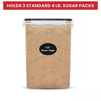 2PK 6.5L Airtight Storage Containers