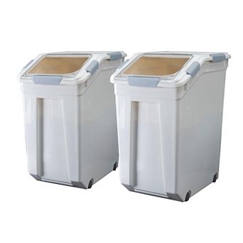 33L 50LB Rice Storage Container 2 pk
