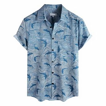 Men's Vacation Print Shirt