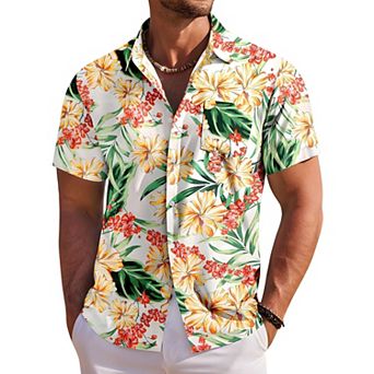 Men's Beach Button Shirt