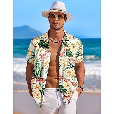 Men's Beach Button Shirt