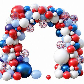 130 pc Patriotic Balloon Garland Kit