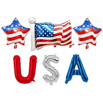 Patriotic USA Balloon Decoration Set