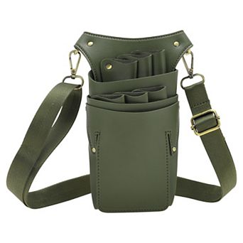 Professional Barber Waist Bag, Durable & Adjustable Salons Tool Pouchs Army Green NO SIZE