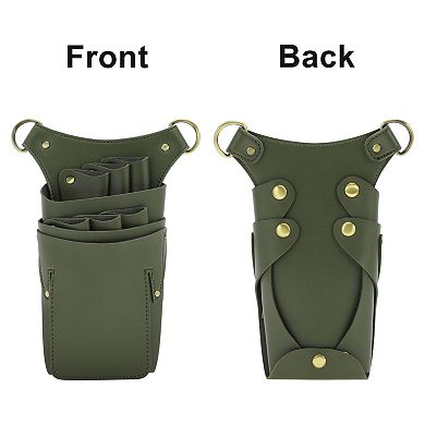 Professional Barber Waist Bag, Durable & Adjustable Salons Tool Pouchs Army Green NO SIZE