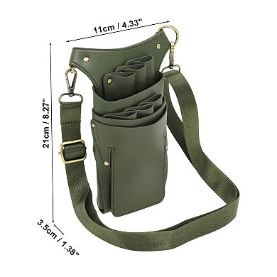Professional Barber Waist Bag, Durable & Adjustable Salons Tool Pouchs Army Green NO SIZE
