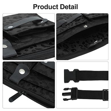 Barber Canvas Waist Pouch, Professional Hairdressing Tools Storage