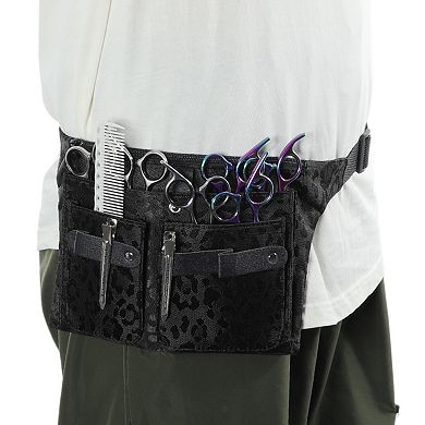 Barber Canvas Waist Pouch, Professional Hairdressing Tools Storage