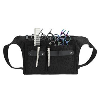 Barber Canvas Waist Pouch, Professional Hairdressing Tools Storage
