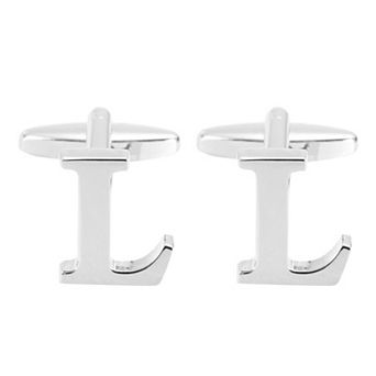 Initial Cufflinks, Classic Alphabet Copper Men Cuff Links with Box for Weddings Business Party
