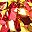 Gold Tone Red