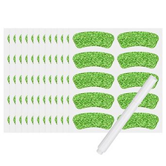 60 Pair Sports Eye Stickers, Breathable Football Face Stickers