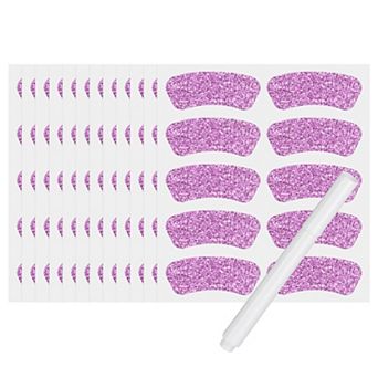 60 Pair Sports Eye Stickers, Breathable Football Face Stickers