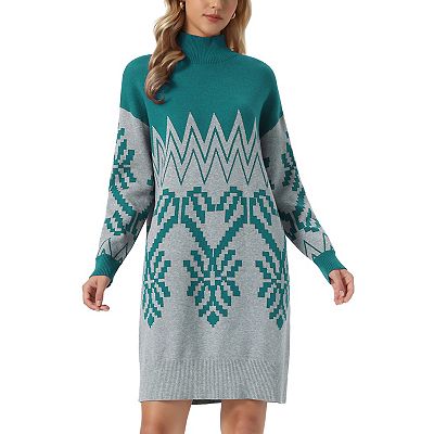 high neck long sleeve knee length dress Women Long Sleeve High Neck Dress High Waist Elegant Ruched Knee Length  Dresses