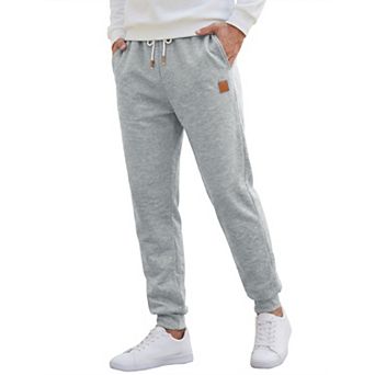 Men's Casual Solid Color Drawstring Elastic Waist Comfortable Gym Jogger Pants